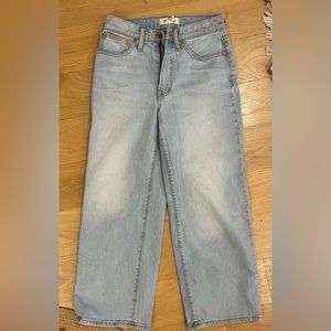 Madewell perfect vintage wide leg crop